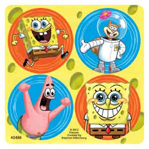 SpongeBob MiniBadges Stickers